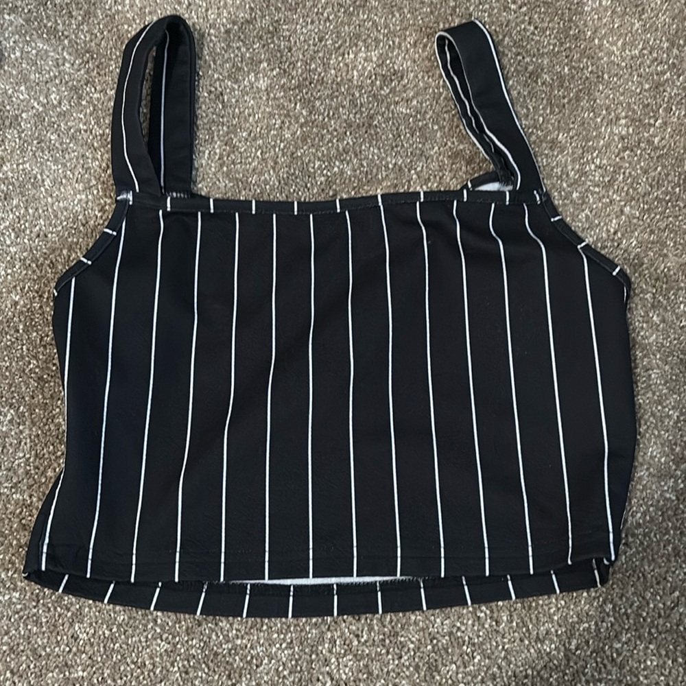 Striped Crop Top